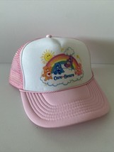 Vintage Care Bears  Hat Adjustable snapback Hat Pink Unworn Trucker Cap ... - $279.59 MXN