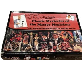 Magic Set Classic Mysteries of the Master Magicians Signed Tim Hannig Ed... - $16.70