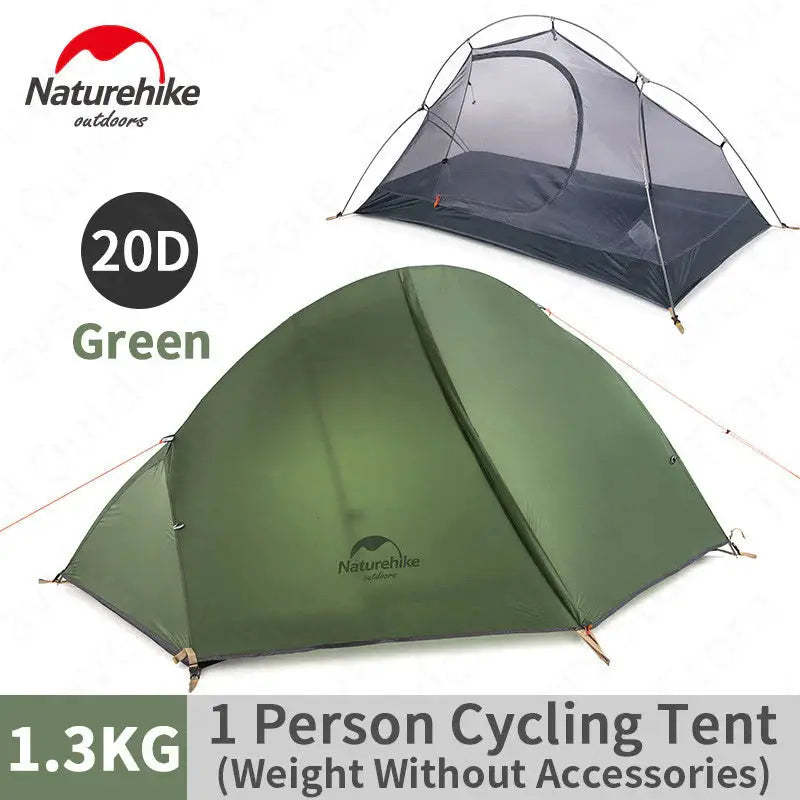 Primary image for Lightweight 1-Person Cycling Tent with Free Mat - Waterproof and Portable