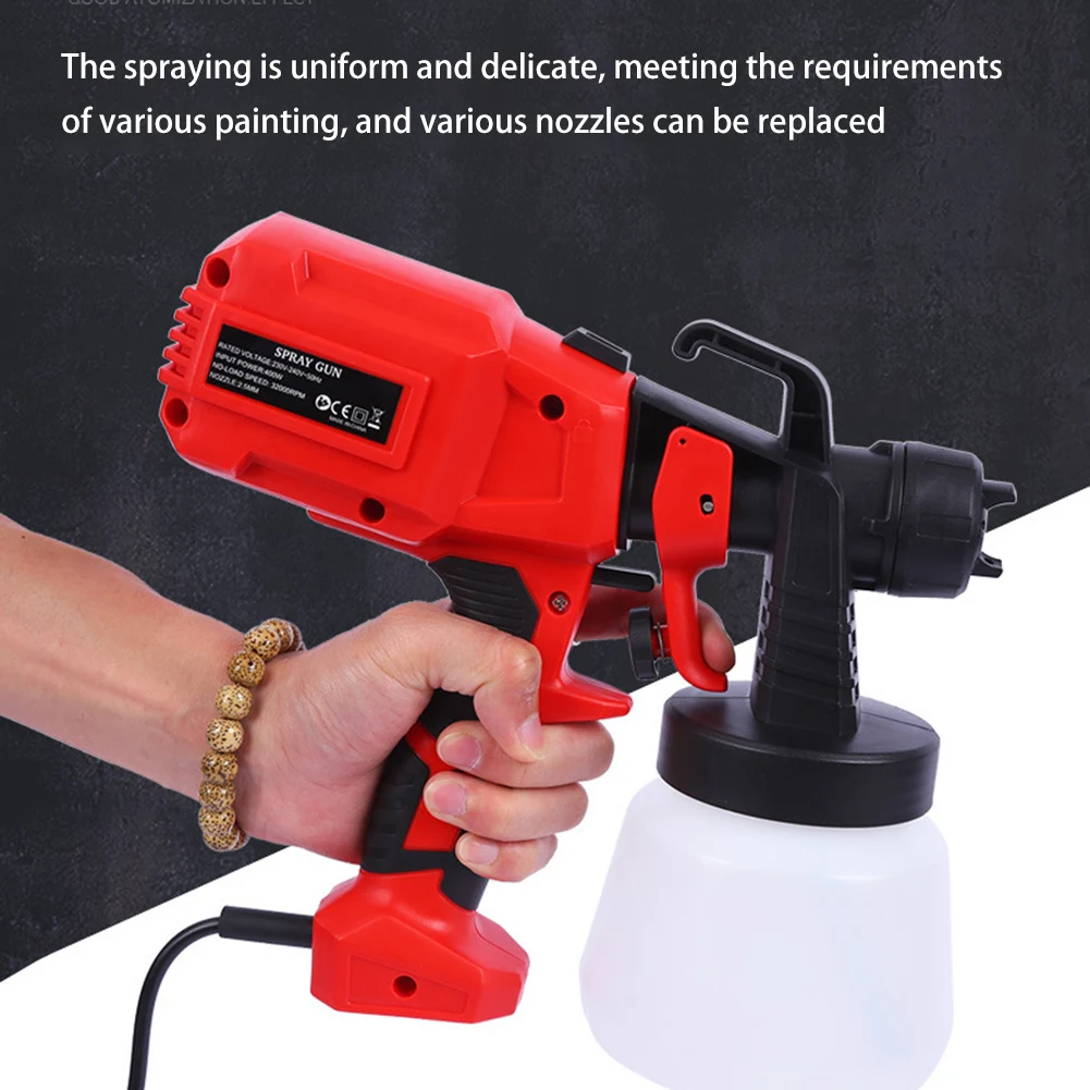 Electric Paint Spray  550W EU/US  High Pressure Cleaner Handheld Airbrush with C - £115.37 GBP