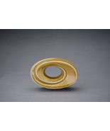 Handmade Cremation Keepsake Urn &quot;The Passage&quot; - Small | Dark Sand | Ceramic - $325.17 CAD+