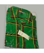 NOS Regal Wear Mens 4XL Outfit Green Button Up Shirt And Shorts Matching... - £14.15 GBP