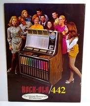 Rockola 442 Jukebox Flyer Original Phonograph Music Art Fold-out Brochur... - £27.85 GBP