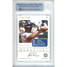 Prince Fielder Milwaukee Brewers Auto 2004 Just Minors Signed RC BAS Auth Slab - £94.03 GBP