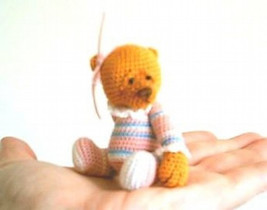 TAFFIE Mini Thread Crochet Bear Pattern by Edith Molina - Amigurumi PDF ... - $6.99