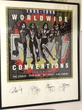 Kiss Lithograph Signature Poster 1995-96 Worldwide Convention Poster MINT - $346.50