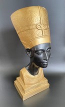 Vintage Large Queen Nefertiti Bust 20&quot; Tall Egyptian Revival Statue Sculpture - $295.00