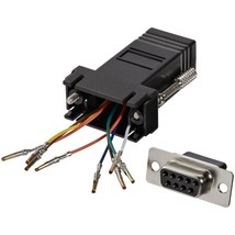 StarTech.com DB9 to RJ45 Modular Adapter - F/F - Serial adapter - DB-9 (... - $7.99