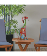 Metal Dog Garden Statue Figurine Sculpture Indoor Outdoor Patio Yard Art... - $59.41 CAD