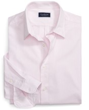 Club Room Men&#39;s Regular-Fit Stripe Dress Shirt Pink-Size S 15 32/33 - £14.14 GBP
