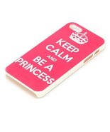 Keep Calm and be a Princess iPhone 4, 5 &amp; 6 Hard Plastic Case New Cover ... - $9.85