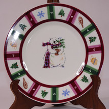 Pfaltzgraff Snow Bear Christmas Dessert Or Salad Plates Set Of FOUR Bear... - £9.22 GBP