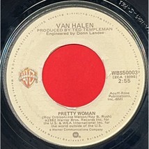 Van Halen Pretty Woman Happy Trails 45 Hard Rock 1982 Warner Bros 50003 - £8.58 GBP