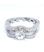 Natural Diamond 18K Gold Engagement Ring with Appraisal - $3,524.67