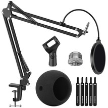 Adjustable Mic Stand For Blue Snowball And Blue Snowball Ice Suspens... - £37.24 GBP