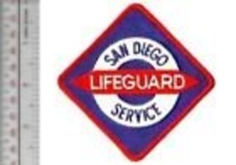 Vintage Surfing &amp; Lifeguards San Diego Lifegurd California Patch - £7.80 GBP