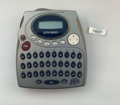 Dymo Letra Tag QX50 - Label Maker - Silver/Blue - Tested &amp; Working! With... - £7.88 GBP