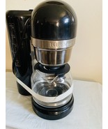 KITCHEN AID 12 Cup Coffee Maker KCM12040B Black w/ Stainless Steel Coffe... - $65.44