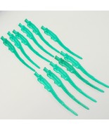 Crocodile Swizzle Stir Sticks Vintage Cocktail Drinks Barware 6&quot; Green L... - $26.86 CAD