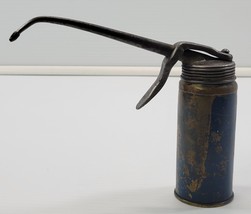 *Y6) Vintage Plews Oiler Company Minnesota Pump Oil Can Garage Shop Tool - $11.87