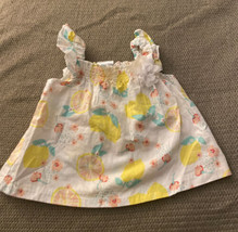 Newborn 0 to 3 Months Baby Girl Tank top shirt floral - £2.65 GBP