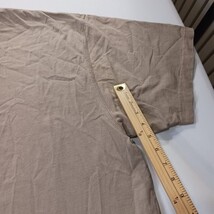 Carhartt K84DES 3-Button Men's 2XL Brown Cotton Henley Shirt Short Sleeve Pocket image 4