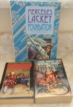 3 Mercedes Lackey Books Foundation In HC/ Summoned To Tourney/ Elvenbane In Pb - £7.64 GBP