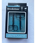 NEW Brookstone 2-Pack Pointed Tip Grooming Scissors - $16.36 CAD