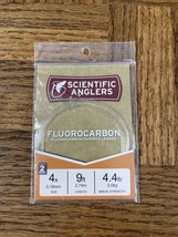 Scientific Anglers Fluorocarbon Tapered Leader 9 FT 4.4 LB - £14.68 GBP