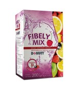 DONUTT FIBELY MIX Fiber Powder Drink Dietary Supplement Mixed Berry Flavor - £22.56 GBP