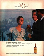 1964 Seagram&#39;s VO V.O. Whisky Known by the company it keeps magazine pri... - $25.05