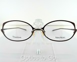 VERA WANG V 107 CINNEBAR 53-17-140 TITANIUM LADIES Eyeglass Frame - $26.55