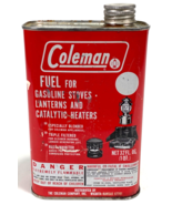 Vtg Tin Can Advertising Coleman Gas Fuel Gasoline Stoves Lanterns Lamps ... - $374.40 MXN