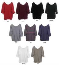 Japan Small Cable Bat Sleeves Boatneck Relaxed Knit shirt!  - $9.50
