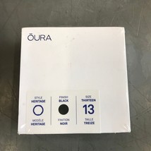 NEW/SEALED Oura Ring Gen 3 Heritage Black Size 13 With Charging Base + C... - $239.26 CAD