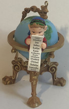 Hallmark Christmas Decoration Elf Earth Globe Santa’s Naughty Nice List XM1 - £7.90 GBP