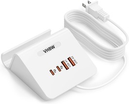 Vhbw 45W Usb C Charger, 4 Ports Gan Fast Charger Station For, 45W 6Ft White - $38.99