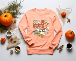 It&#39;s All Gravy Baby Sweater, Happy Thanksgiving Sweater, Thankful Sweater - $24.45