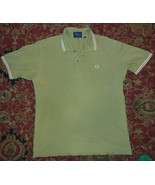 VTG Fred Perry Tan Shirt XL Mod Skinhead Lonsdale Brutus Ben Sherman - £18.03 GBP