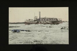 Vintage Early Ship GATINEAU Steamer Postcard Lachine Rapids St Lawrence River - £8.93 GBP