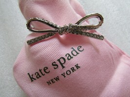 Kate Spade New York Bracelet Skinny Mini Pave Bow Silver Tone New $88 - £53.94 GBP