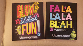 2 Bloomingdale's Holiday Catalogs 2016 & 2018 Fashion; accessories; gifts NF - $24.99