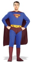 The Superman Halloween Costume Adult Size Medium - £37.58 GBP