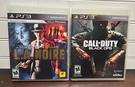PS3 L.A. NOIRE &amp; Call Of Duty Black Ops (Sony PlayStation 3, 2011) Video Games - £12.18 GBP
