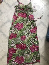 MARGARITAVILLE Strappy Summer MAXI Dress Size Small Sleeveless bra Top P... - $46.39
