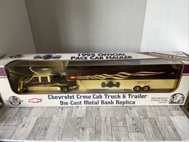 Brookfield 1995 Pace Car Hauler 25” Chevy Cab Diecast Bank 79th Indianapolis 500 - £85.94 GBP