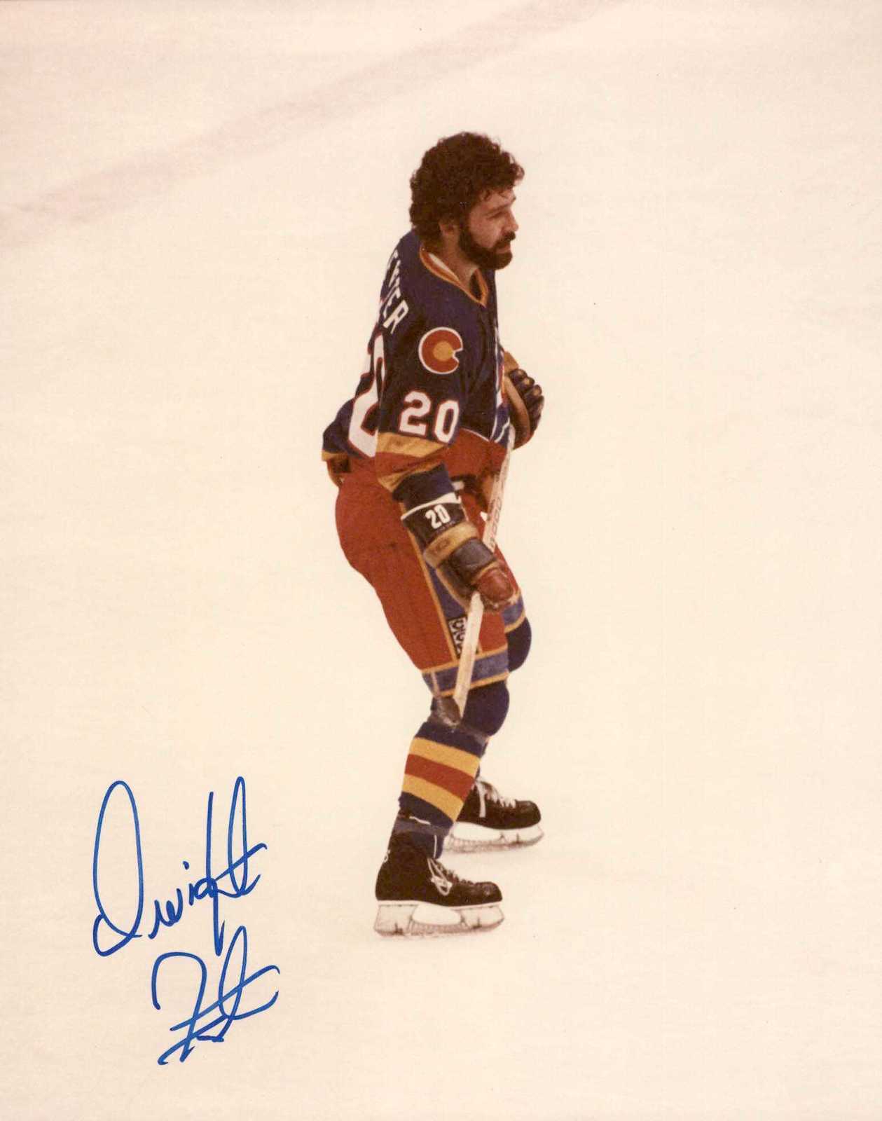 Dwight Foster Signed Autographed NHL Glossy 8x10 Photo - Colorado Avalanche - $15.00