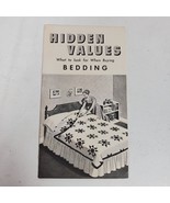 Vintage 1960s Bedding Hidden Values by Sears Roebuck &amp; Co Advertising Bo... - $6.80