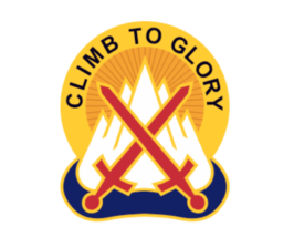 12&quot; 10th mountain division dui climb to glory army bumper sticker decal usa made - £23.59 GBP