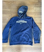 * NIKE Therma Fit Hoodie Youth Boys XL PITT Panthers Pittsburgh Blue Pul... - £18.82 GBP